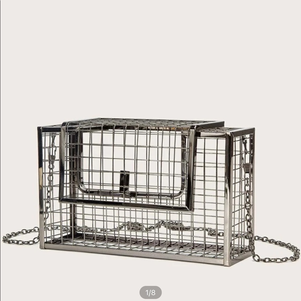 Caged purse
